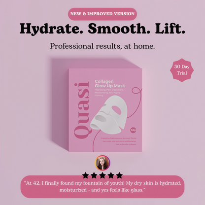 Bio-Collagen Face Mask Overnight – Hydrating Korean Sheet Mask – Niacinamide & Low Molecular Collagen – Firming & Smoothing Skincare for All Skin Types