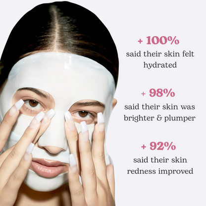 Bio-Collagen Face Mask Overnight – Hydrating Korean Sheet Mask – Niacinamide & Low Molecular Collagen – Firming & Smoothing Skincare for All Skin Types